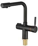 Смеситель HB70088-7 Haiba кухня, питьев. фильтр, черный матов, латунь