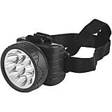 Фонарь налобный TG9 (акк. 4V 0.9Ah) 9св/д, черный/пластик, 2 режима, з/у 220V, ТРОФИ