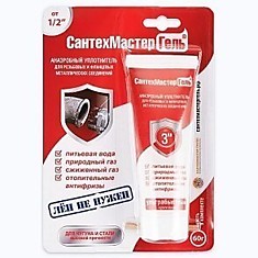 Герметик 60г Красный, тюбик (до 3") 61037