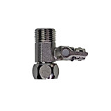 Кран-тройник 1/2"-1/2"-1/4" F9007                 