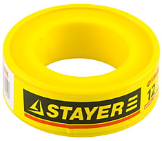 Лента Фум STAYER 0.075 мм х 12 мм х 10 м, 0.16 г/см3 