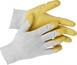 Перчатки трикотаж 1-латекс облив STAYER PROTECT, L-XL, х/б, 13 класс