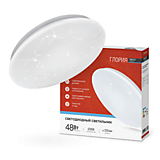 ASD/InHome св-к св/д декоративный 48W(3120lm) 6500К 6K 350x55 IP40 DECO ГЛОРИЯ 8643