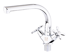 Смеситель Sanday SD470487 кухня, латунь, хром, гайка 