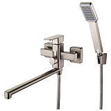 Смеситель NEB7-A123KH для ванны длинный излив, сатин