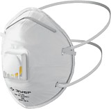 Маска ЗУБР ФКН-80, класс защиты FFP1, коническая, фильтрующая полумаска направленный клапан выдоха