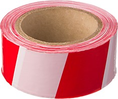 Лента сигнальная красно-белая 150м, 50мм STAYER MAXTape