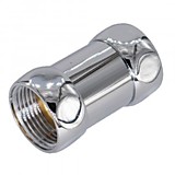 Соединение 1"х1/2" (вн-вн, г/г) прямое для полотенцесушителя  хром CPCF0112