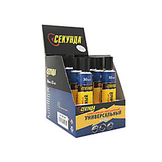Клей Секунда Универсальный 30мл Кристально прозрачный