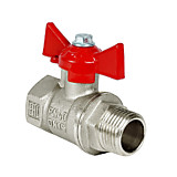 Кран шар 1/2 ПМ баб латунный НИКЕЛИР-Й VALFEX VF.218.NB1.012.N/P59 (96/24)