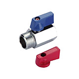 Кран шар 1/2 ПМ мини, хром F242.04