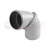 Отвод 110мм поворотный ( универсальный) вн.канализ