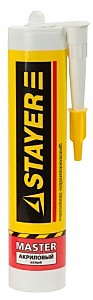 Герметик акрил STAYER "MASTER" белый, универс, 260мл