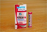 Клей Mastix термостойкий (+250С) 55гр, туба (холодная сварка), арт.МС-0106	