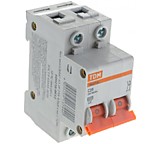 TDM автоматический выкл. ВА47-63 2P 25А 4,5кА х-ка С SQ0218-0012
