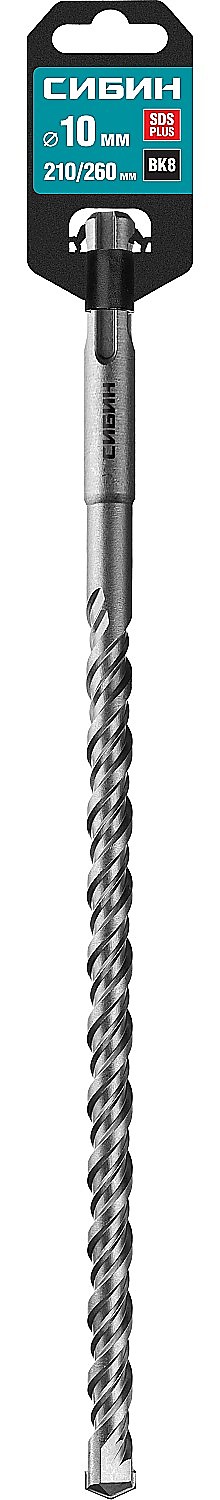 Бур по бетону SDS plus "888" 10х260 мм СИБИН 29312-260-10