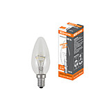 Лампа накаливания свеча 60Вт Е14 прозрачная