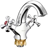 Смеситель QМL1-A827 раковина, гайка, двухручковый