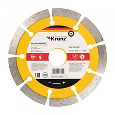 Диск алмазный отрезной сегментный 125x22.2x1.8x10 мм KRANZ KR-90-0101