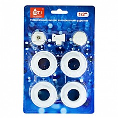 Комплект радиаторный 1х1/2 без кронштейнов, 00000004353