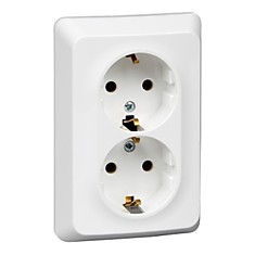 Розетка 2-ая ВН РС16-007В Этюд