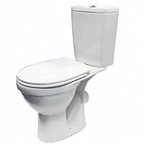 Унитаз-компакт Рио белый, гориз. выпуск Rosa (КСФ), CТ000069321 