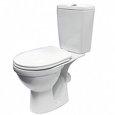 Унитаз-компакт Рио белый, гориз. выпуск Rosa (КСФ), CТ000069321 