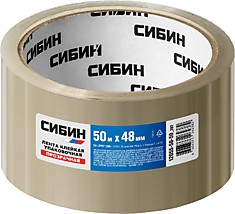 Скотч прозр. 48х50м 40мкм СИБИН 