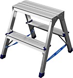 Стремянка СИБИН алюминиевая, 2 ступени, двухсторонняя Стремянка СИБИН алюминиевая, 2 ступени, двухсторонняя