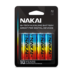 Батарейка LR 6 NAKAI Hi-Tech 4xBL