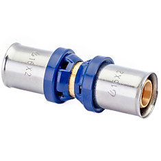 Пресс муфта 16х16 MLC Plus латунный USYSTEMS