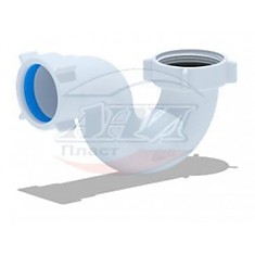 Сифон Е100 душевой 1,5"х40 плас. б/выпус