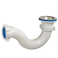 Сифон Е110 душевой 1,5"х40 нерж н/регул