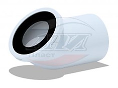 Труба W4220 фановая 100 45 град.