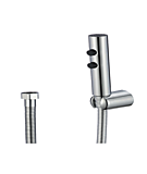 Гигиенический набор (лейка, шланг, держатель) хром, D-lin D61039