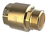 Обратный клапан 1" ПМ латун. серд. VG-401303