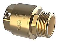 Обратный клапан 1" ПМ латун. серд. VG-401303