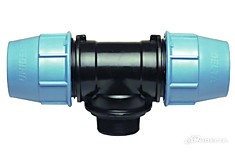 Тройник ПНД 20х3/4х20 ЦПЦ Unidelta
