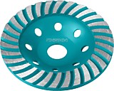 Алмазная шлифовальная чашка СИБИН Турбо, d 125 мм, сегментированная