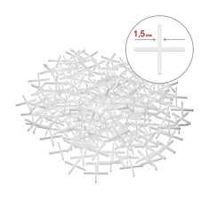 Крестики пластик. для плитки 1,5мм (200шт) 3380-1,5